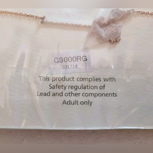 Ball On Chain Necklace Rose Gold Dipped 14" +1 Chain Fresh & Co Special Gift - Picture 3 of 4